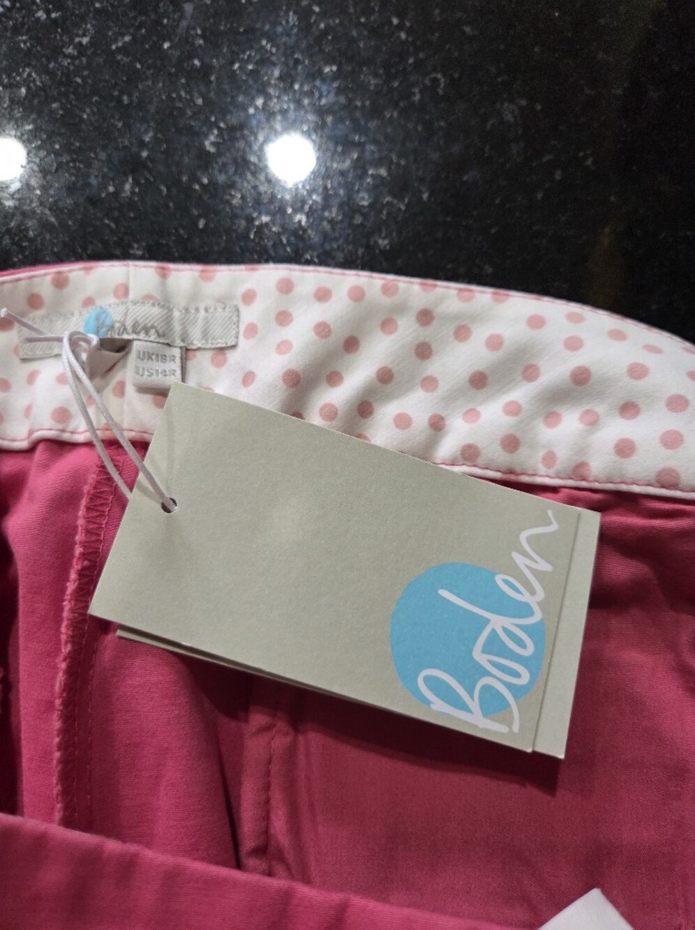 Boden Berry Pink 7/8 Trousers - Size 14R - Picture 5 of 9